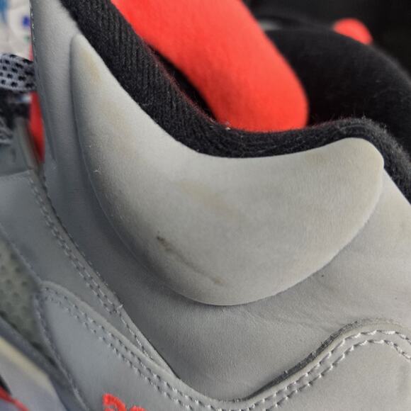 Nike Air Jordan 5 Retro GG Sneakers Youth 7 Hot Lava Grey Sports Athletic - Picture 12 of 12